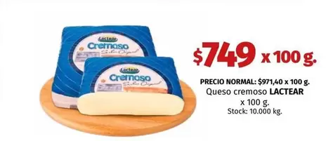 Lactear - Queso cremoso