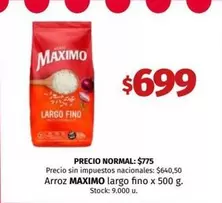 Maximo - Arroz largo fino