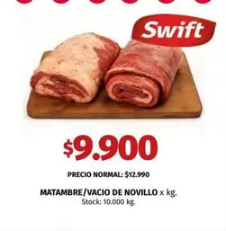 Swift - MATAMBRE/VACIO DE NOVILLO x kg.