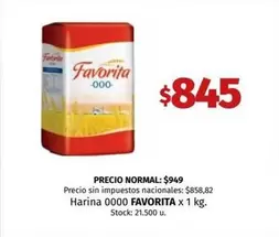 Favorita - Harina 0000