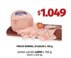 Lario - Jamón cocido x 100 g.
