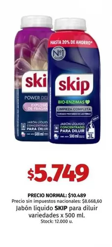 Skip - Jabón liquido para diluir