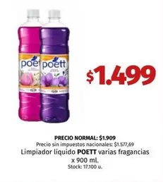 Poett - Limpiador líquido varias fragancias