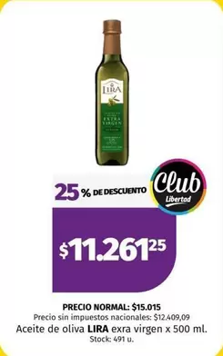 Lira - Aceite de oliva