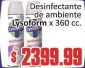 Lysoform - de ambiente x 360 cc.