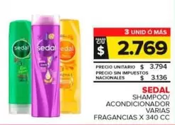 Sedal - Shampoo/Acondicionador