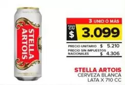 Stella Artois - Cerveza Blanca