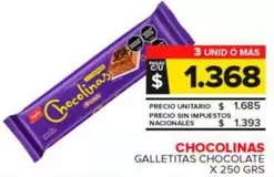 Chocolinas - Galletitas Chocolate 