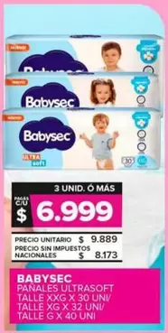 Babysec - Pañales Ultrasoft