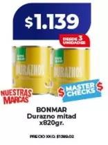 Bonmar - Durazno mitad