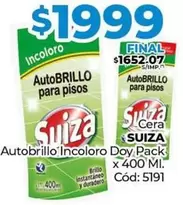 Suiza - Autobrillo Incoloro Doy Pack