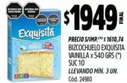 Exquisita - BIZCOCHUELO