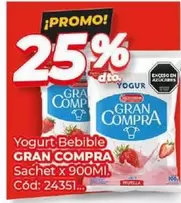 Gran Compra - Yogurt Bebible GRAN COMPRA