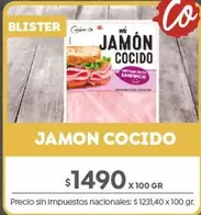 X$ - JAMÓN COCIDO