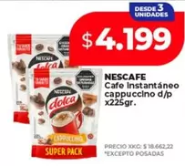 Dolca - Cafe Instantáneo cappuccino d/p