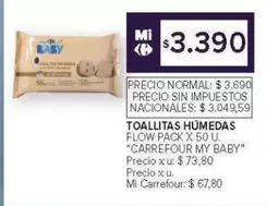 Flow - TOALLITAS HÚMEDAS