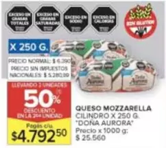 X$ - QUESO MOZZARELLA