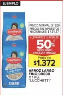 Lucchetti - ARROZ LARGO FINO 00000
