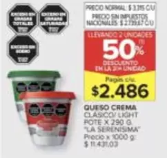 X$ - QUESO CREMA