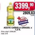 X$ - ACEITE CAÑUELA GIRASOL