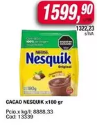 Nesquik - CACAO NESQUIK