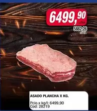 X$ - ASADO PLANCHA X KG.
