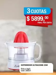 Ultracomb - EXPRIMIDOR ULTRACOMB 25W