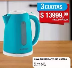 Yelmo - PAVA ELECTRICA YELMO MATERA