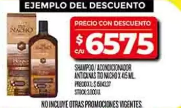 tio nacho - SHAMPOO / ACONDICIONADOR ANTICANAS