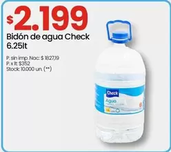 Bidón de agua