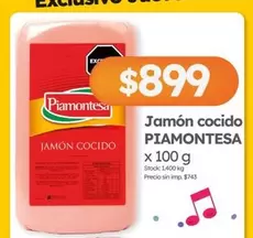 Piamontesa - Jamón cocido