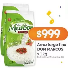 Don Marcos - Arroz largo fino