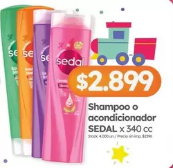 Sedal - Shampoo o acondicionador