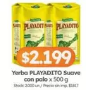 Playadito - Yerba Suave con palo