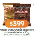 X$ - Alfajor chocolate o dulce de leche