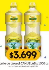 cañuelas - aceite de girasol CAÑUELAS