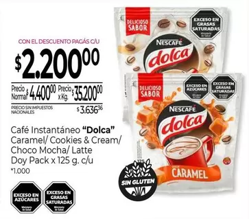 Dolca - Café Instantáneo