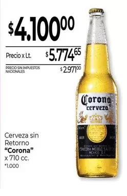 Corona - Cerveza sin Retorno