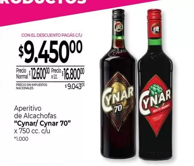 X$ - Cynar/ Cynar 70