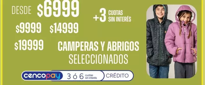CAMPERAS Y ABRIGOS SELECCIONADOS