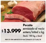 X$ - Peceto