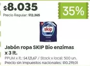 Skip - Jabón ropa Bio enzimas