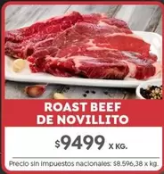 X$ - ROAST BEEF DE NOVILLITO