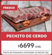 X$ - PECHITO DE CERDO