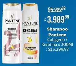 Pantene - Colageno / Keratina x 300ML