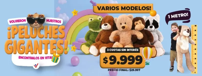 Vita - PELUCHES GIGANTES