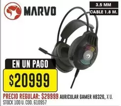 MM - AURICULAR GAMER H8326, XU