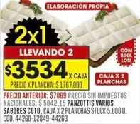 X$ - PANZOTTIS VARIOS