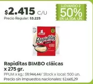 Bimbo - Rapiditas cláicas