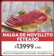 X$ - NALGA DE NOVILLITO FETEADO